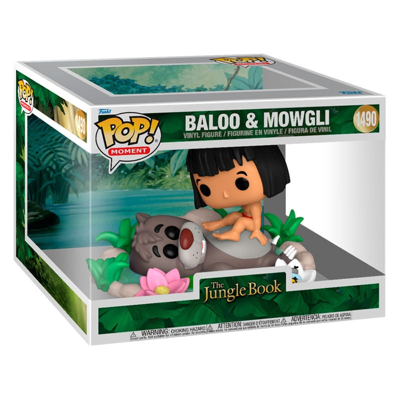 Djungelbok popfigur - Baloo och Mowgli samlarleksak