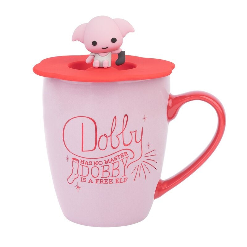 Dobby Premium-mugg med lock, 350 ml kapacitet