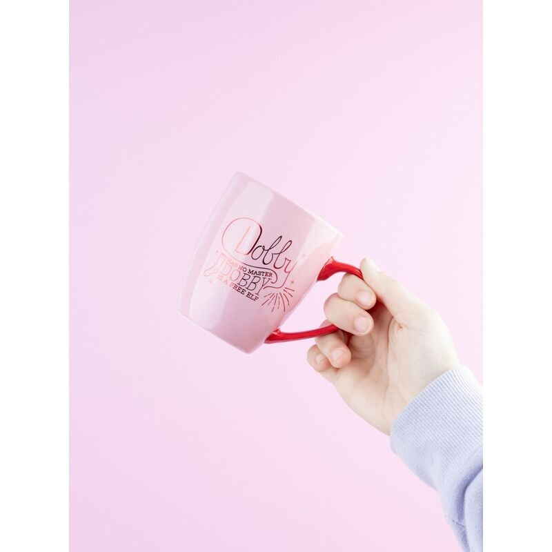 Dobby Premium-mugg med lock, 350 ml kapacitet