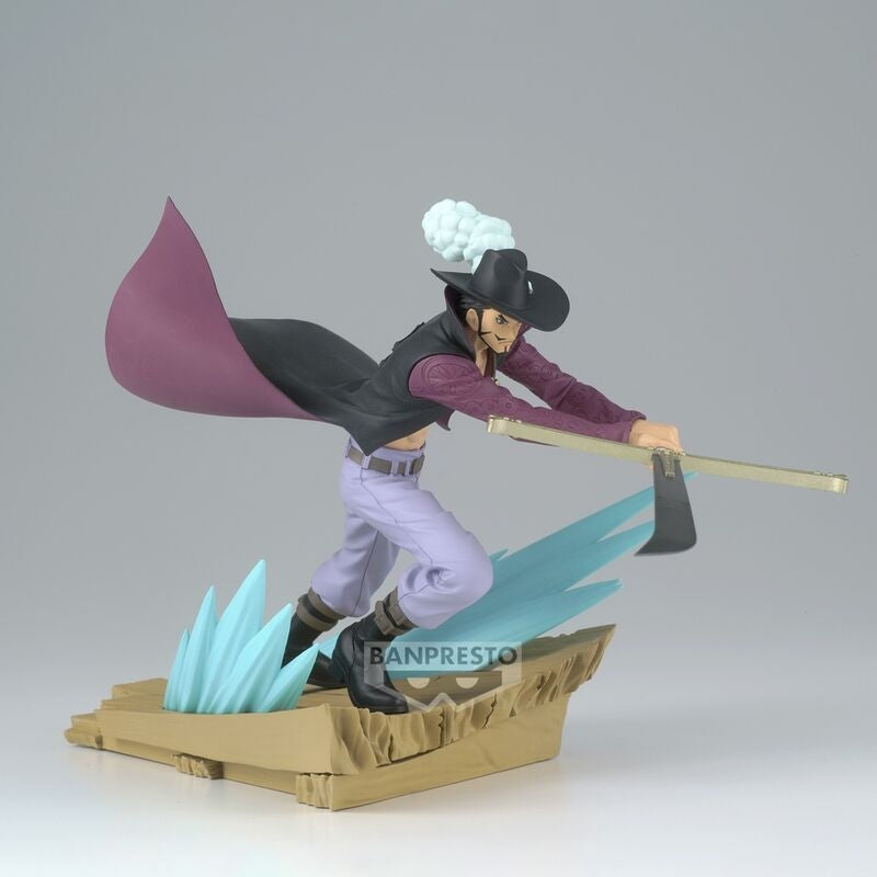 Dracule Mihawk Figur, 12 cm samlarobjekt, One Piece Anime