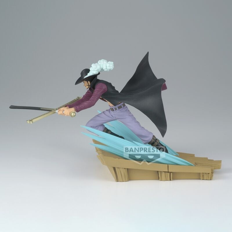 Dracule Mihawk Figur, 12 cm samlarobjekt, One Piece Anime