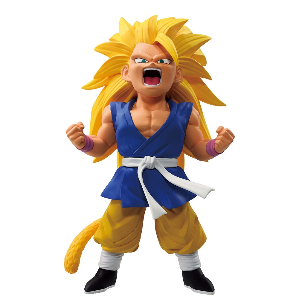 Dragon Ball GT Super Saiyan 3 Goku figur, 14 cm samlarobjekt