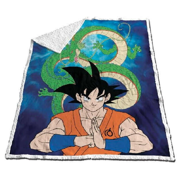 Dragon Ball Z Coral Sherpa filt, mjukt och mysigt inlägg