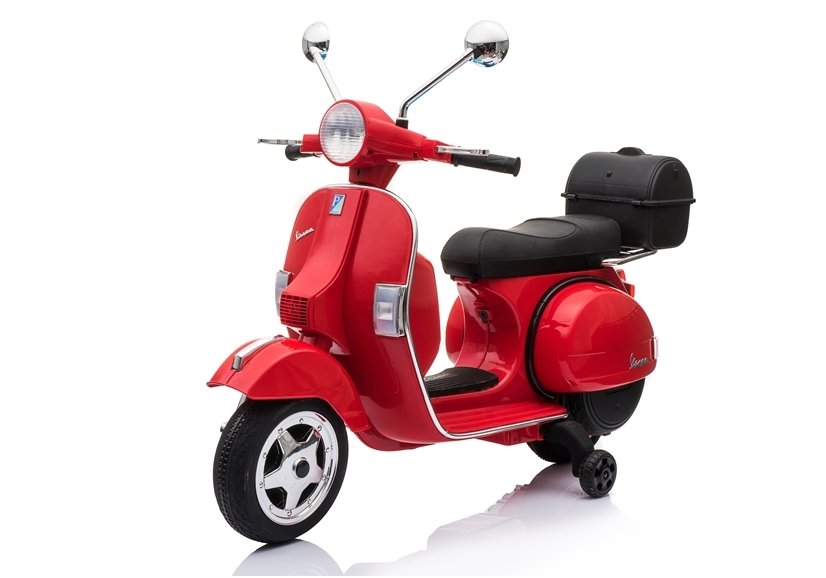 Elektrisk skoter, Red Vespa Style, batteridriven