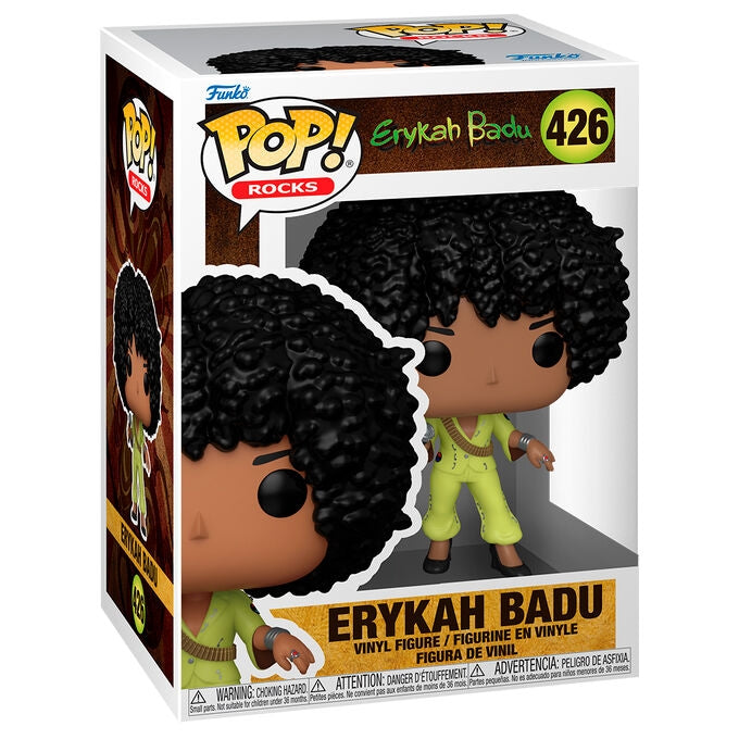 Erykah Badu POP-figur samlarleksak, vinyl, 5 tum