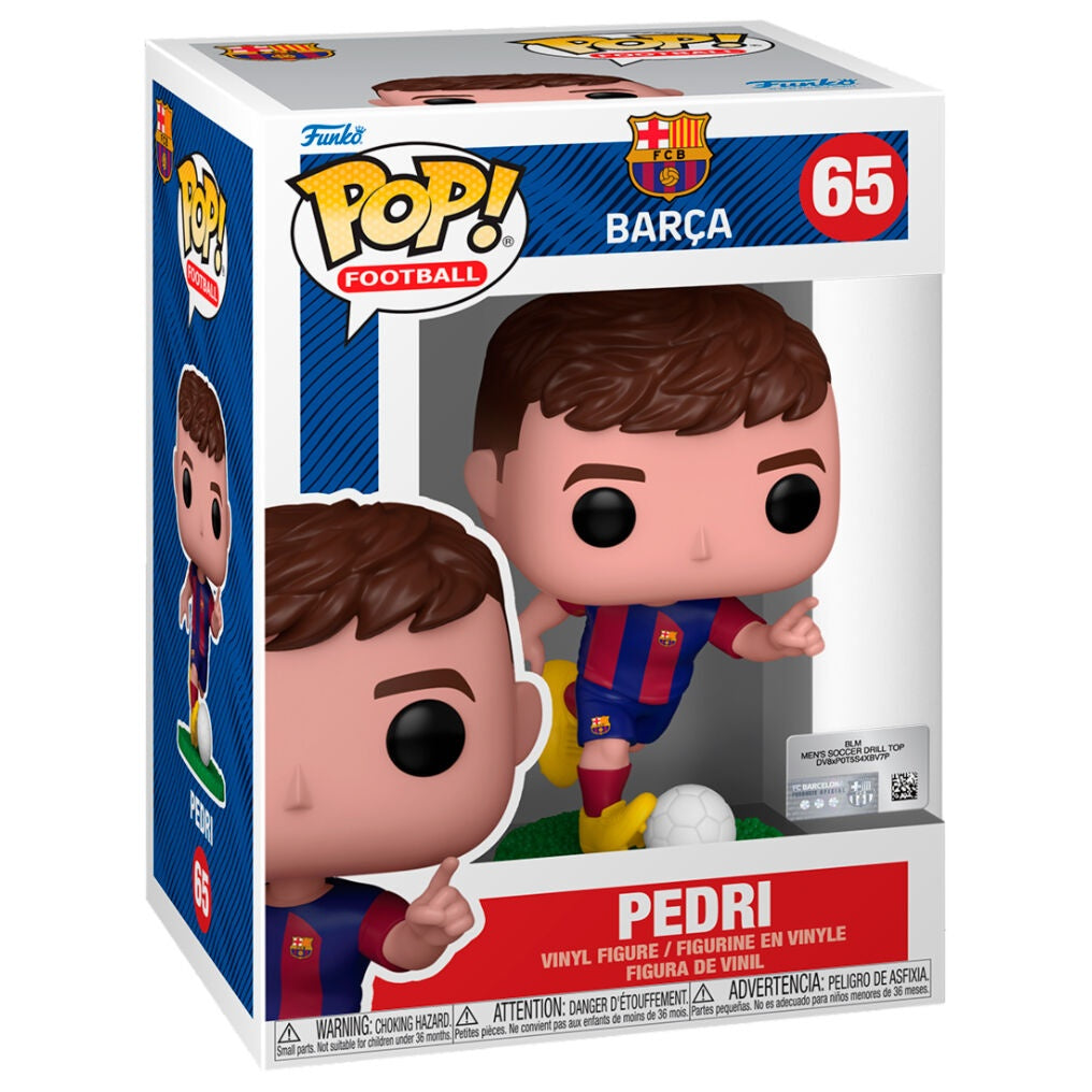 F.C. Barcelona Pedri Figur, Samlarföremål Sport Memorabilia