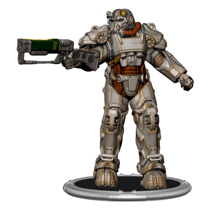 Fallout T-60 Power Armor Figur, 7 cm samlarleksak