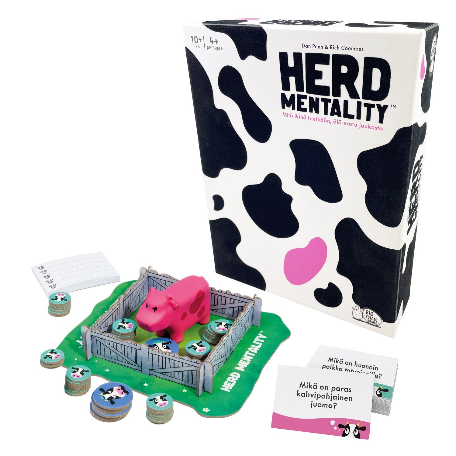 Familjespel Flockmentalitet, Finsk utgåva, 4–20 spelare