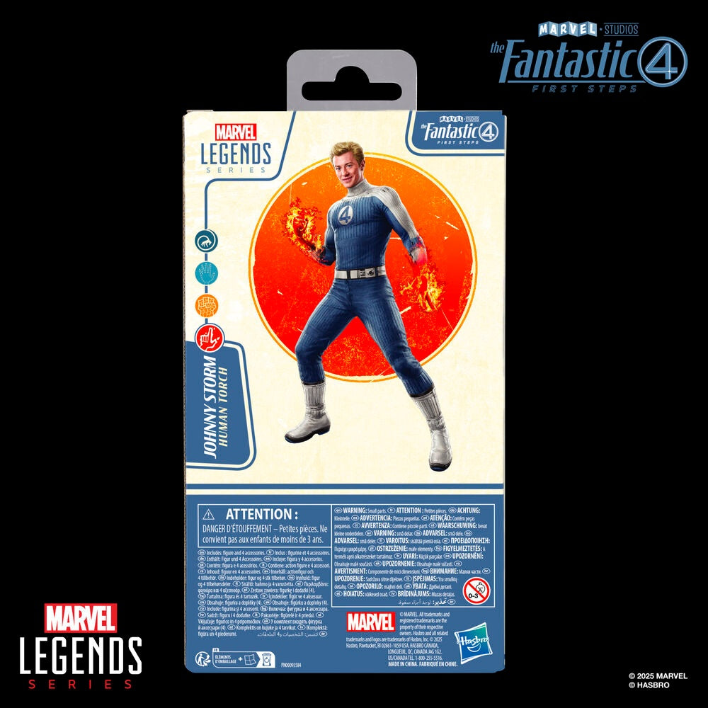 Fantastisk 4 Johnny Storm Action Figur 15 cm, samlarleksak