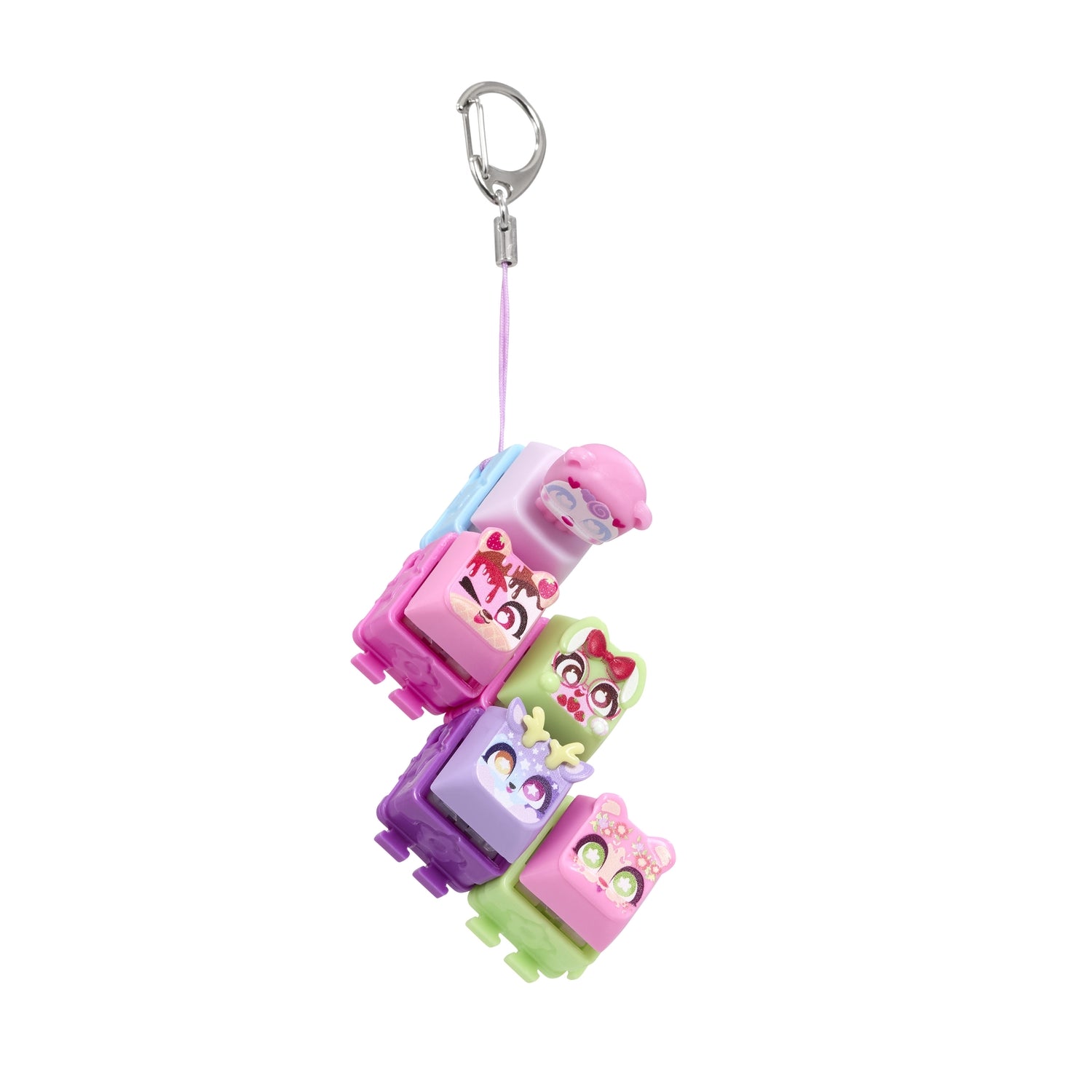 Fidget Nyckelringsset, Clicky & Regular, 5-pack