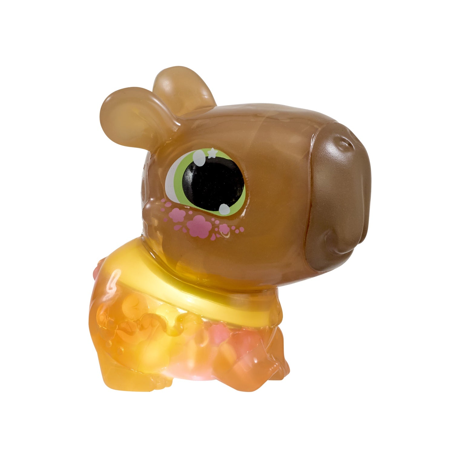 Flytande ljusande kapybaravattenleksak, brun