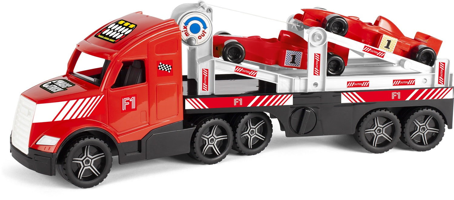 Formel 1 biltransportbil med vinsch, 79 cm