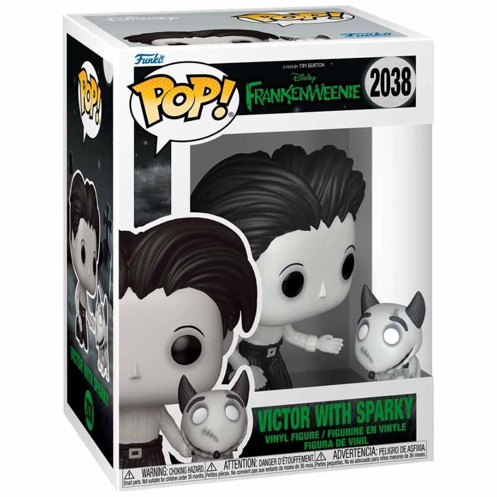Frankenweenie Victor Figure med Sparky, Disney Collectible