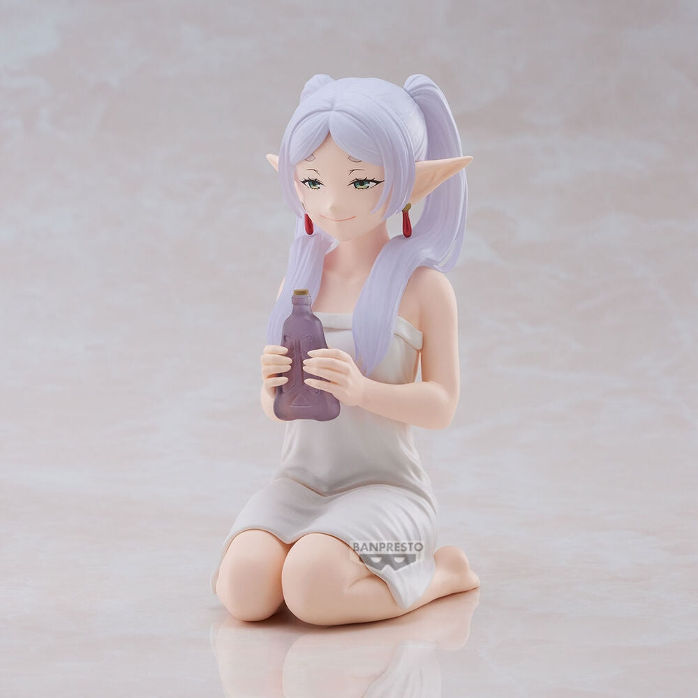 Frieren Relax Time Figure, 13 cm samlarbar animestaty