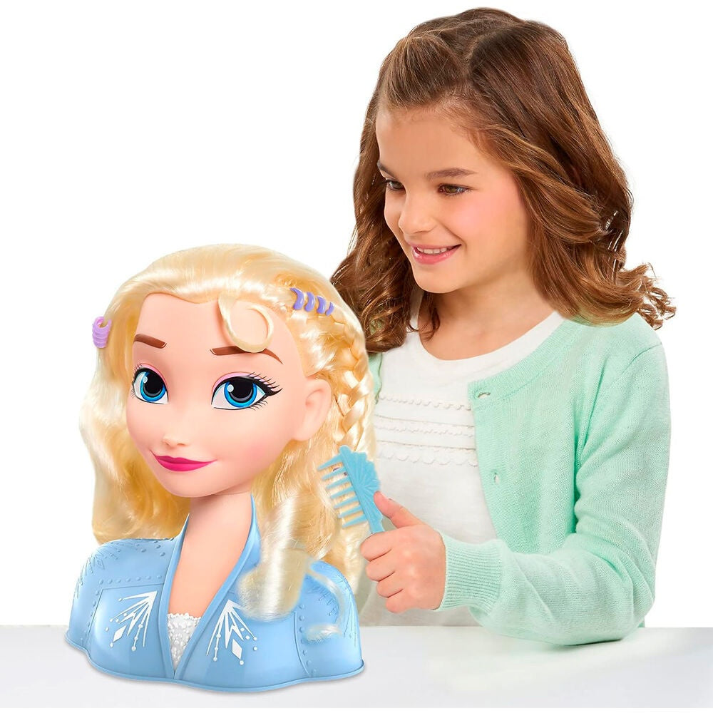 Frozen 2 Elsa Bust Figur – Samlarobjekt, detaljerad design
