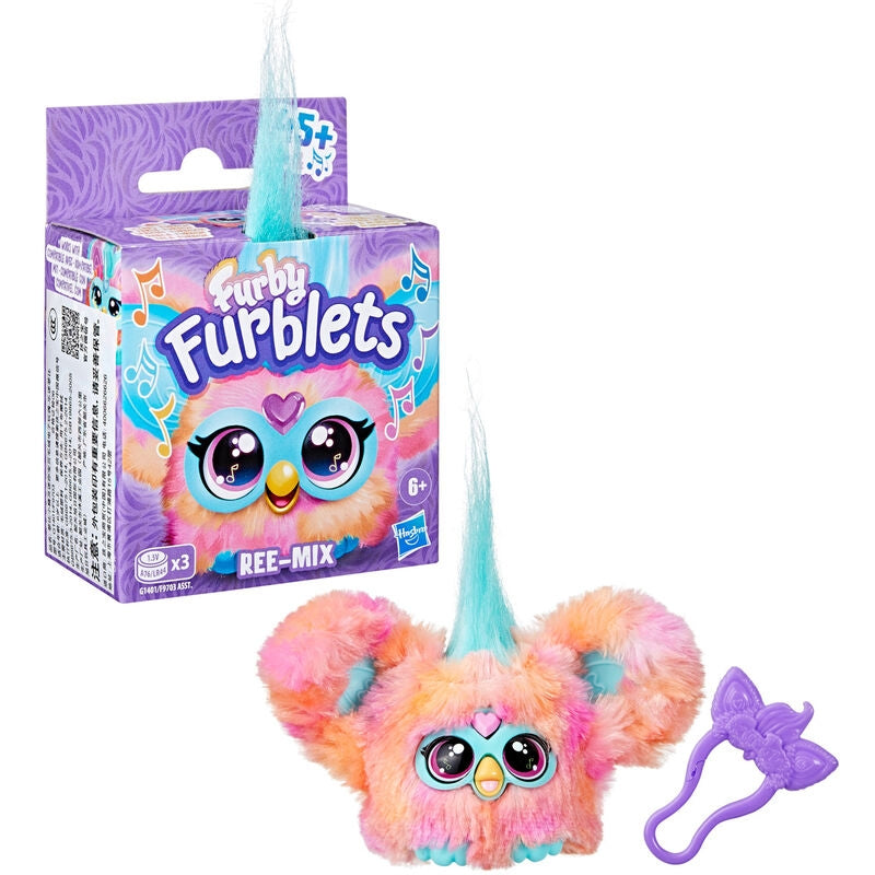 Furby Mini Toy med interaktiva funktioner och ljudeffekter
