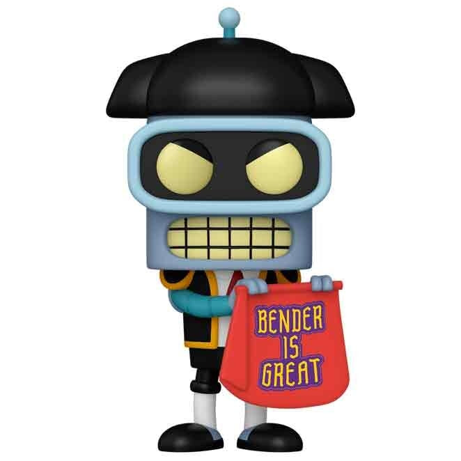 Futurama Bender Pop Figur - Samlarleksak, 4-tums storlek