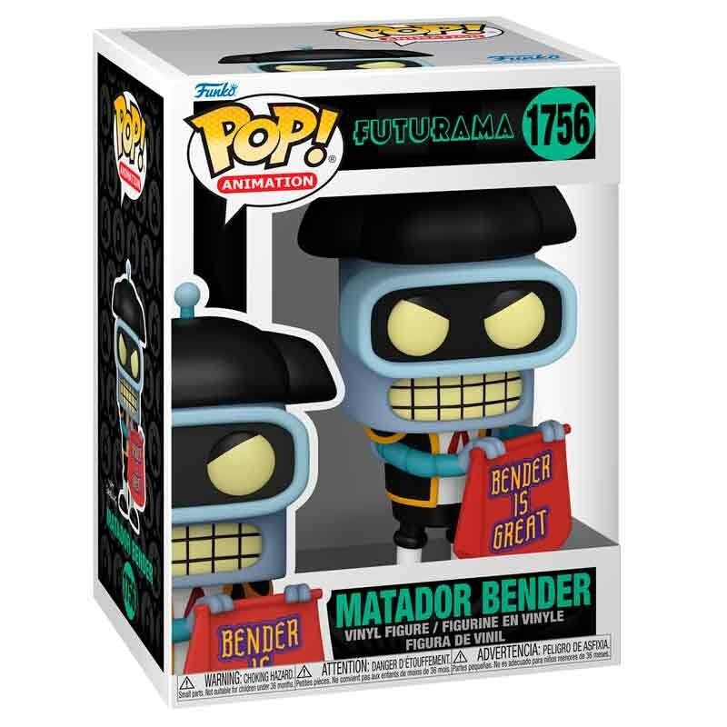 Futurama Bender Pop Figur - Samlarleksak, 4-tums storlek