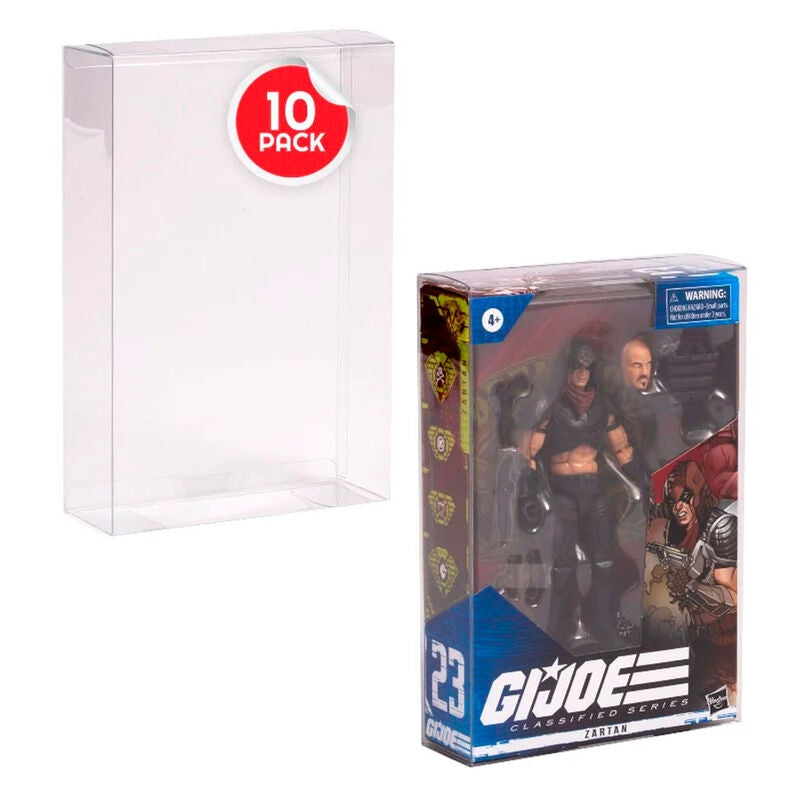 GI Joe Pack med 10 actionfigurskydd