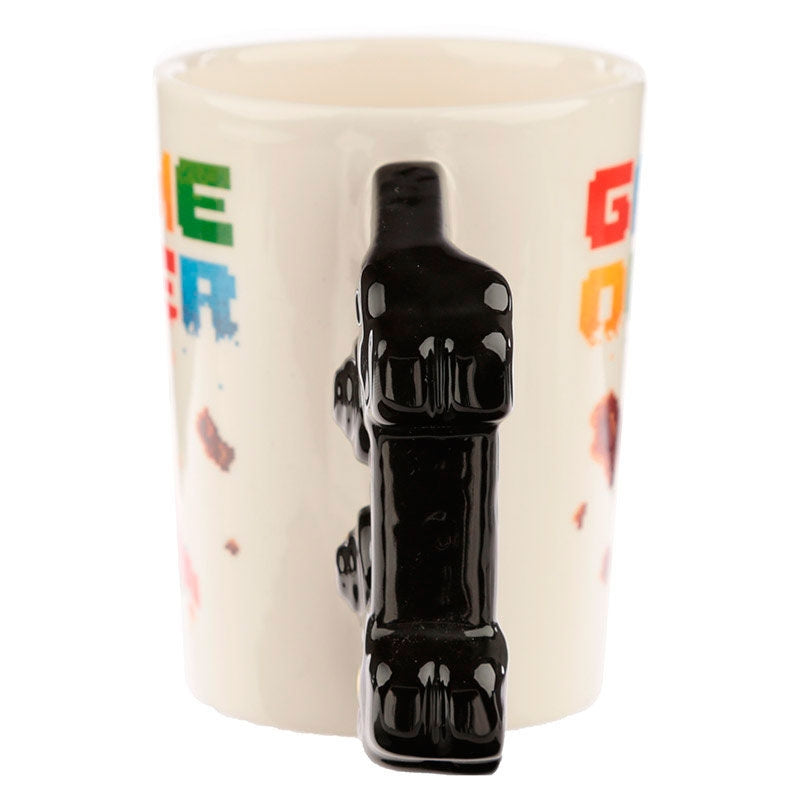 Game Over Controller Mug - Videospelformat handtag, 12 oz