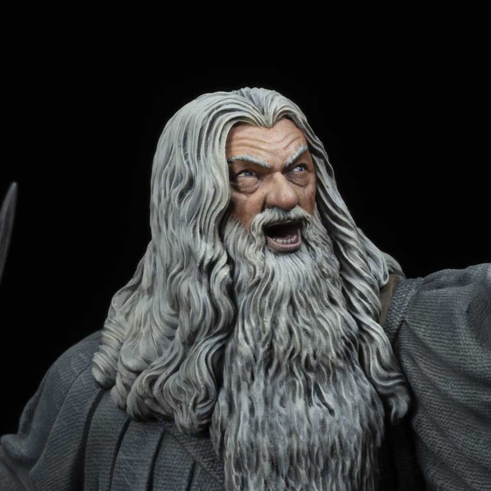 Gandalf En Moria 18cm Figur - Samlarobjekt Fantasy Decor
