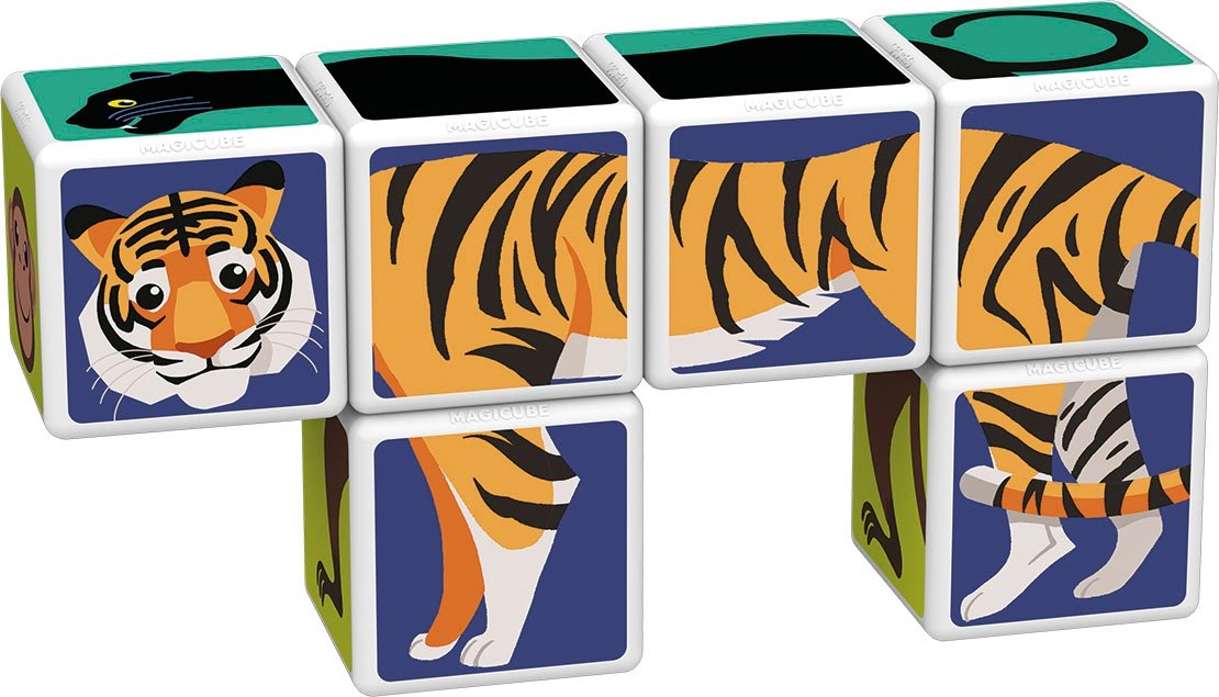 Geomag Magicube Jungle Animals 9 deler