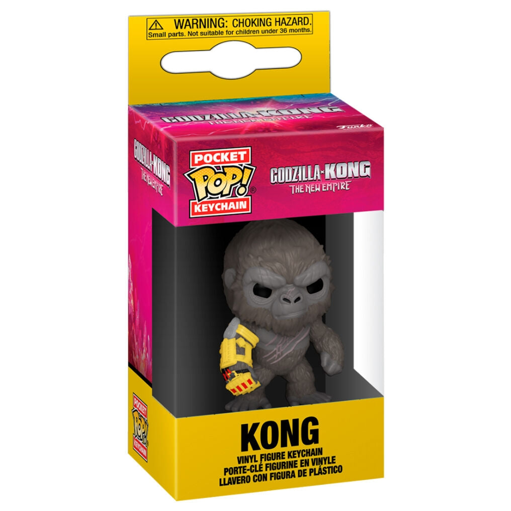 Godzilla och Kong Pocket POP-nyckelring – Samlarfigurer