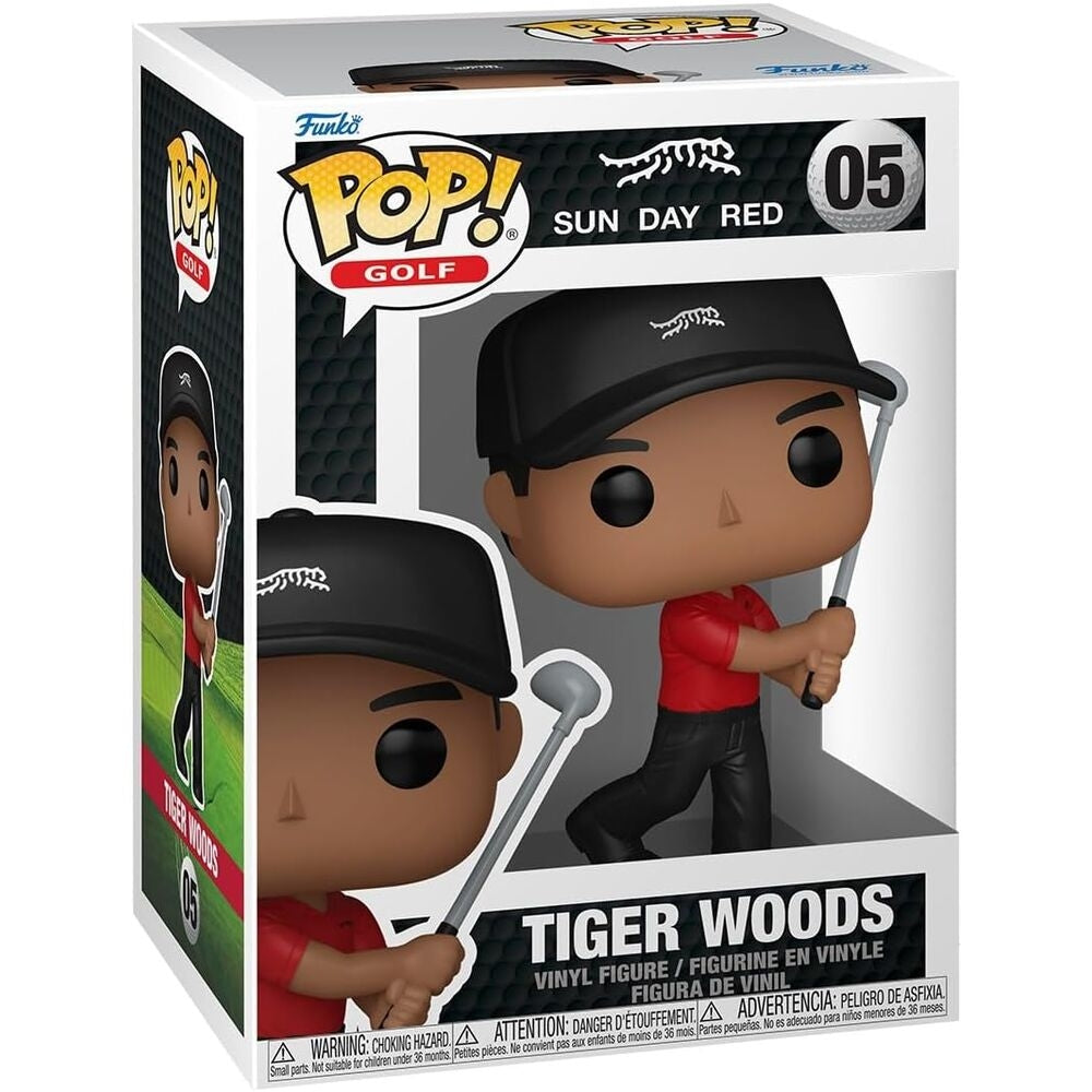Golf Sun Day Red Tiger Woods Figur – Samlarobjekt Sport Memorabilia
