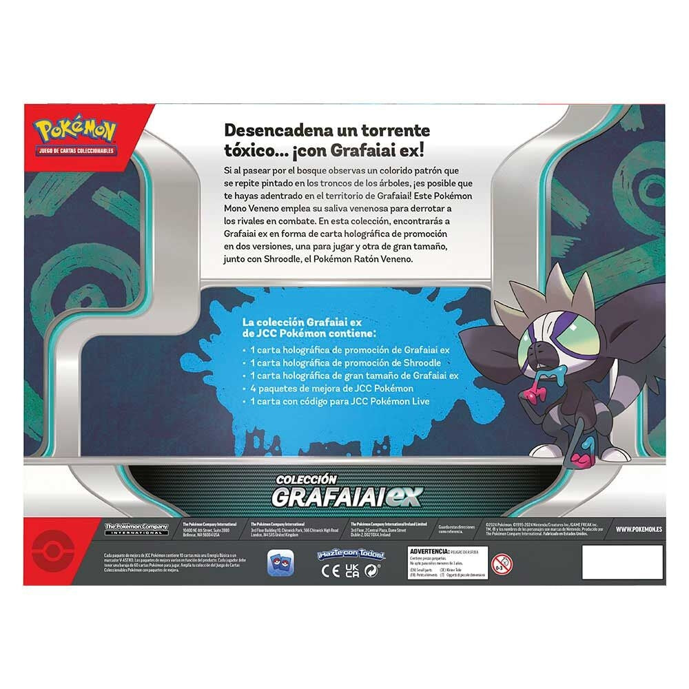 Grafaiai EX Pokémon Trading Card Game Box – spansk utgåva