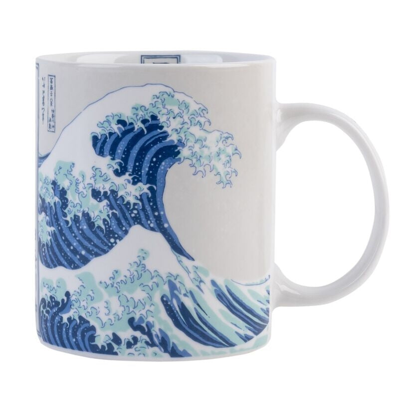 Great Wave Off Kanagawa-mugg, 350 ml keramisk kaffekopp