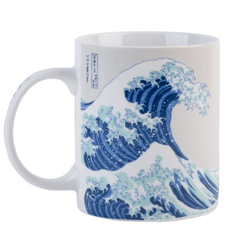 Great Wave Off Kanagawa-mugg, 350 ml keramisk kaffekopp