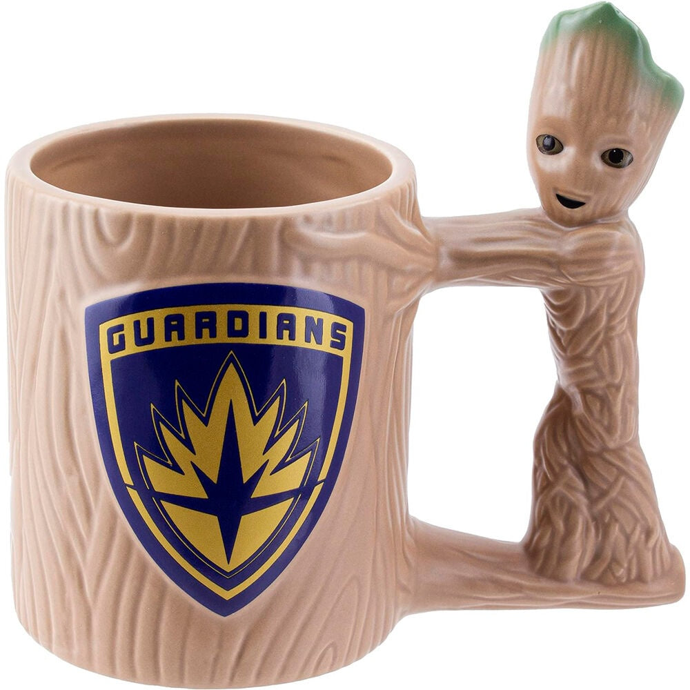 Groot 3D-mugg, 300 ml kapacitet, Marvel Guardians of the Galaxy
