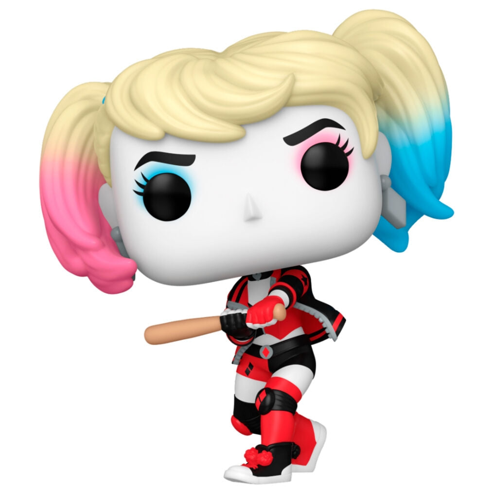 Harley Quinn Popfigur med Bat - DC Comics Collectible
