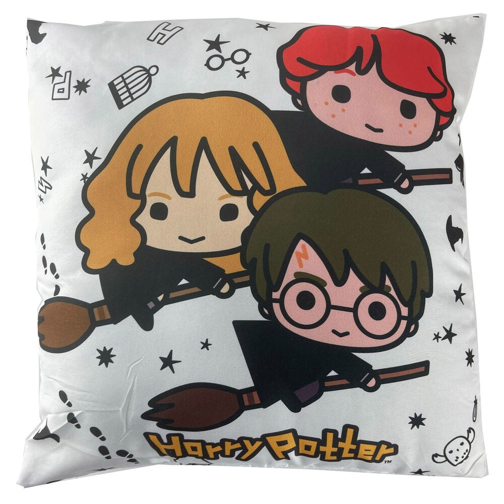 Harry Potter Chibi-kudde, mjuk plysch, 18x18 tum