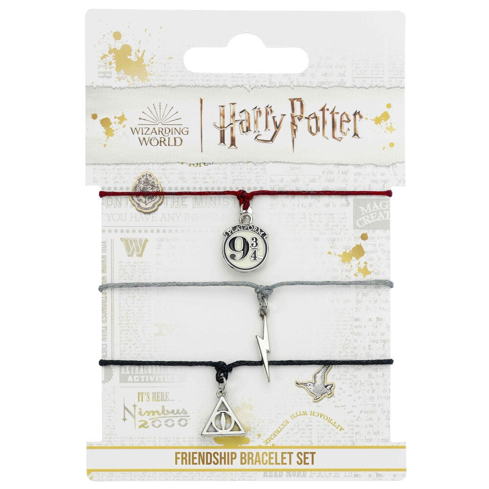 Harry Potter Deathly Hallows vänskapsset - 3 armband
