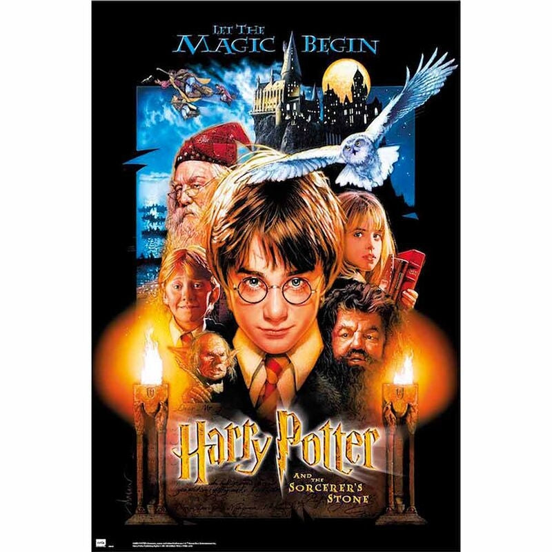 Harry Potter Philosopher's Stone Wall Art Print, 24x36 tum
