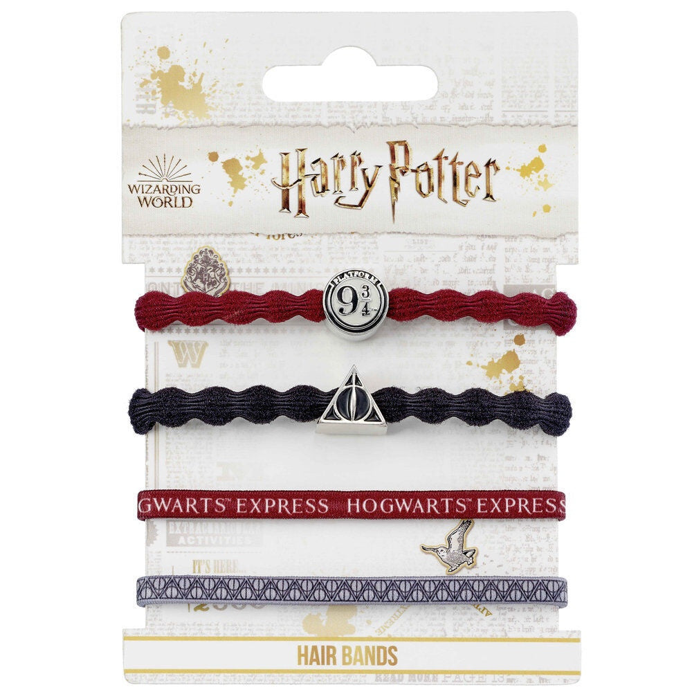 Harry Potter Platform 9 3/4 hårbandsset om 4