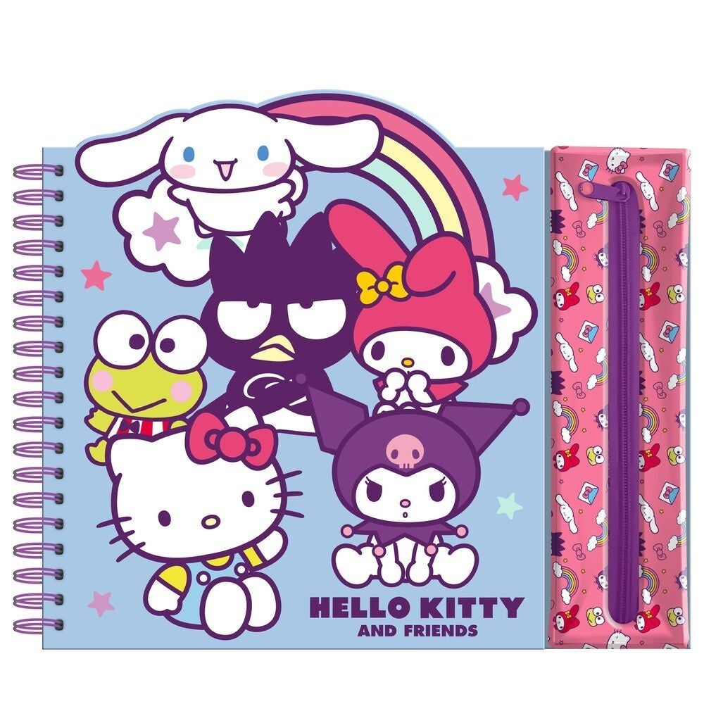 Hello Kitty Activity Notebook med avtagbart fodral