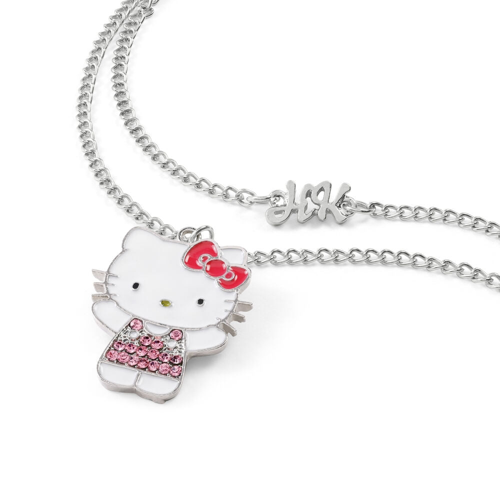 Hello Kitty Friends Silverhalsband för barn och vuxna