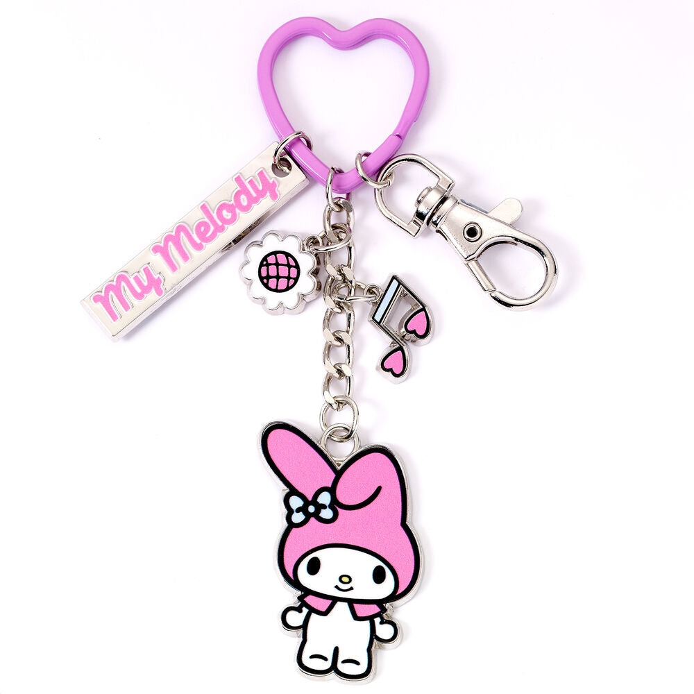 Hello Kitty My Melody Keychain, söt design, perfekt present
