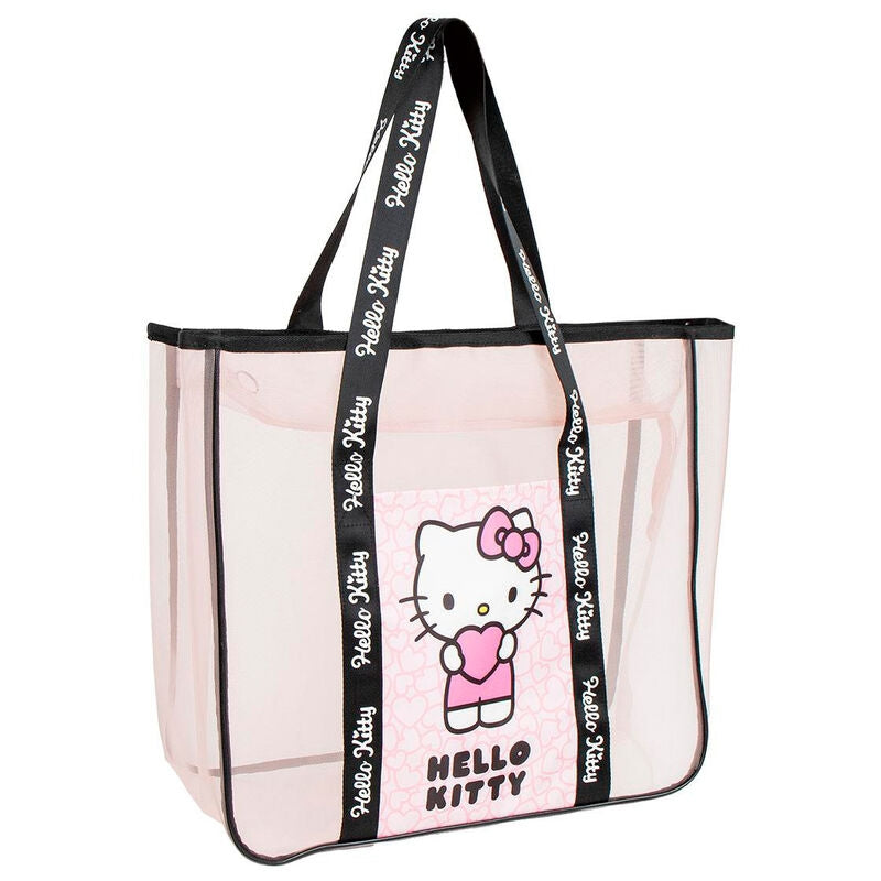 Hello Kitty strandväska med slitstarkt material och rymlig design