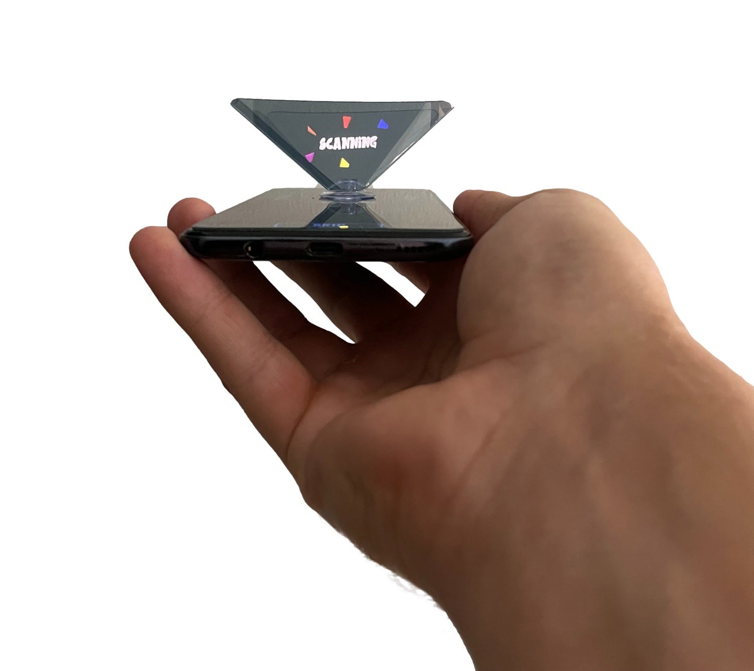 Holomonster Startpaket: Hologrampyramid och 3 kort