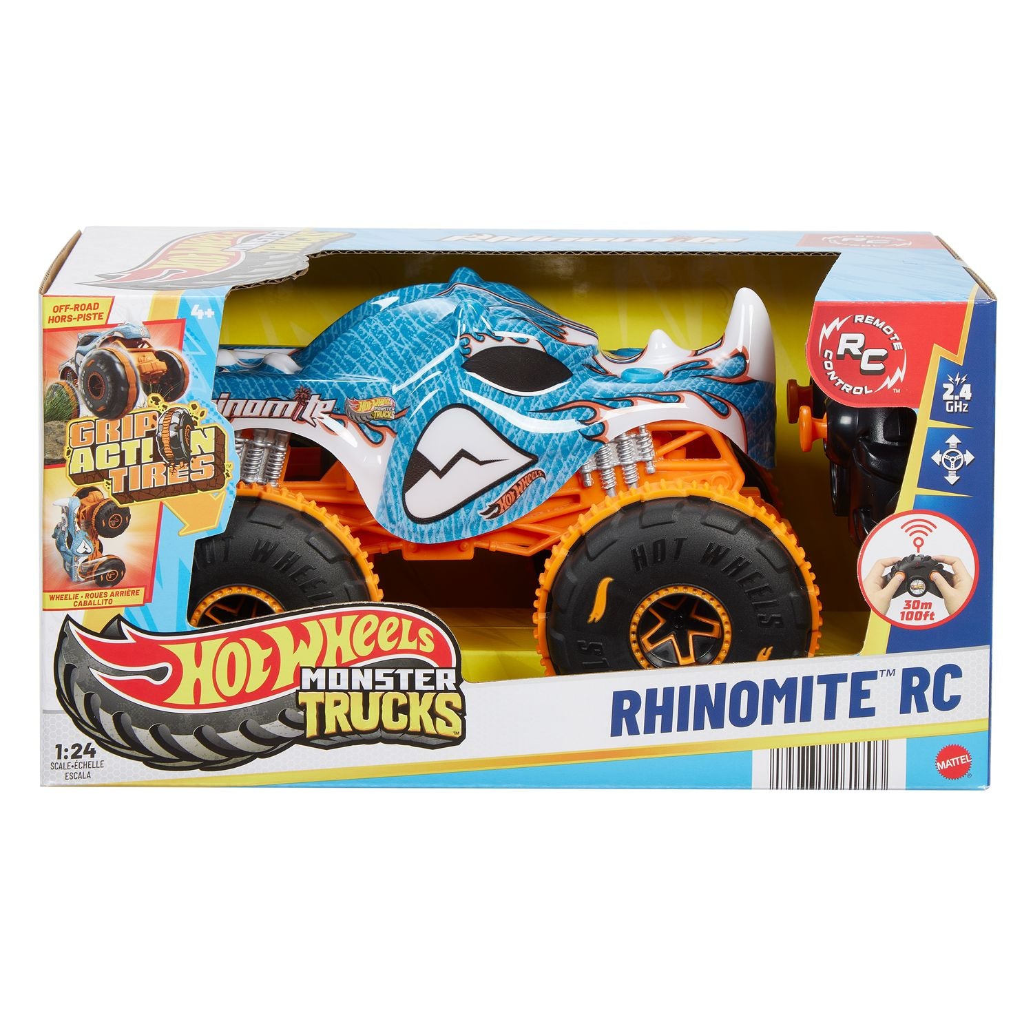 Hot Wheels Monster Trucks Rhinomite Rc 1:24