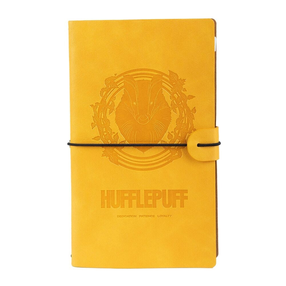 Hufflepuff Travel Notebook, 80 sidor, perfekt för fans