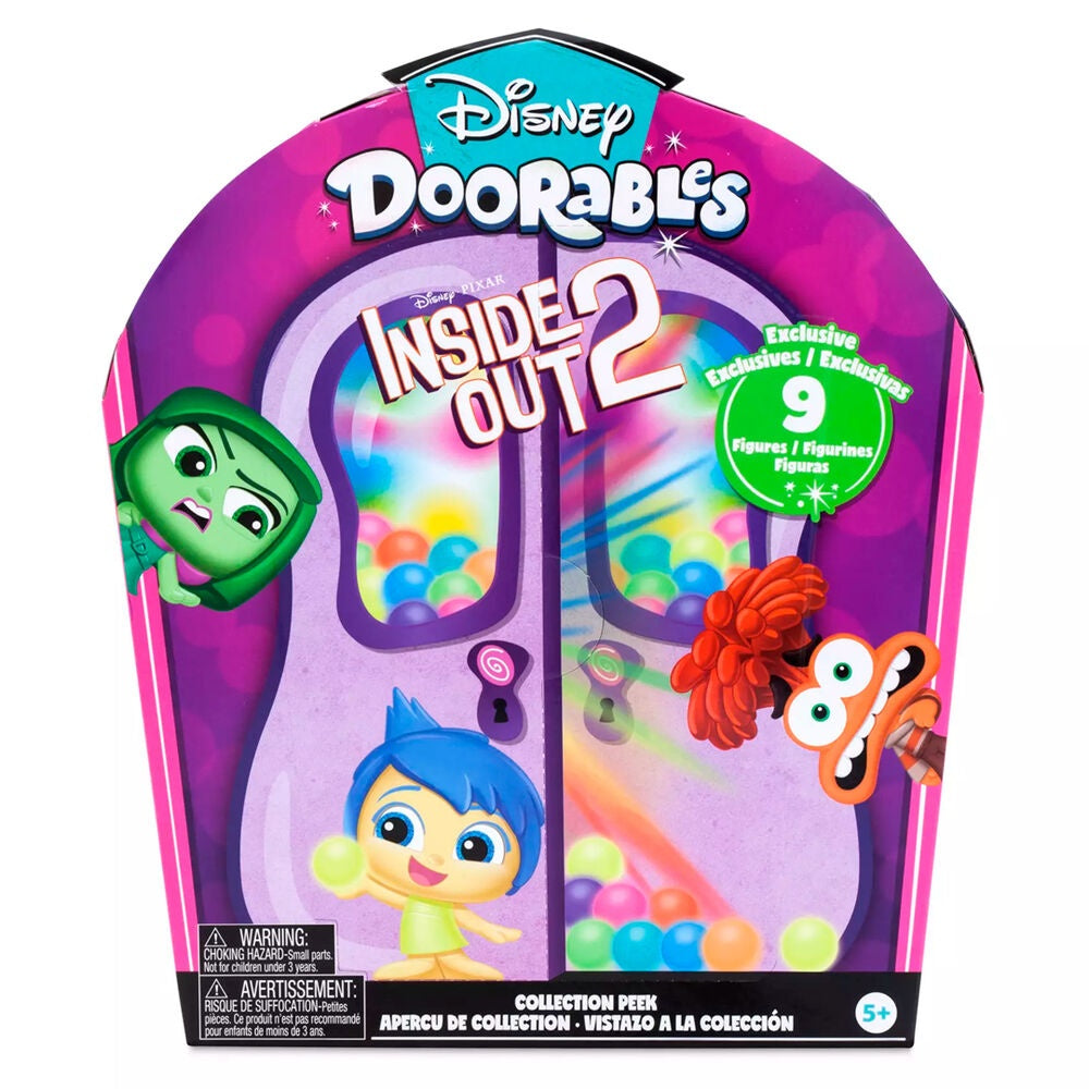 Inside Out 2-pack: 9 figurer, 4 cm samlarleksaker