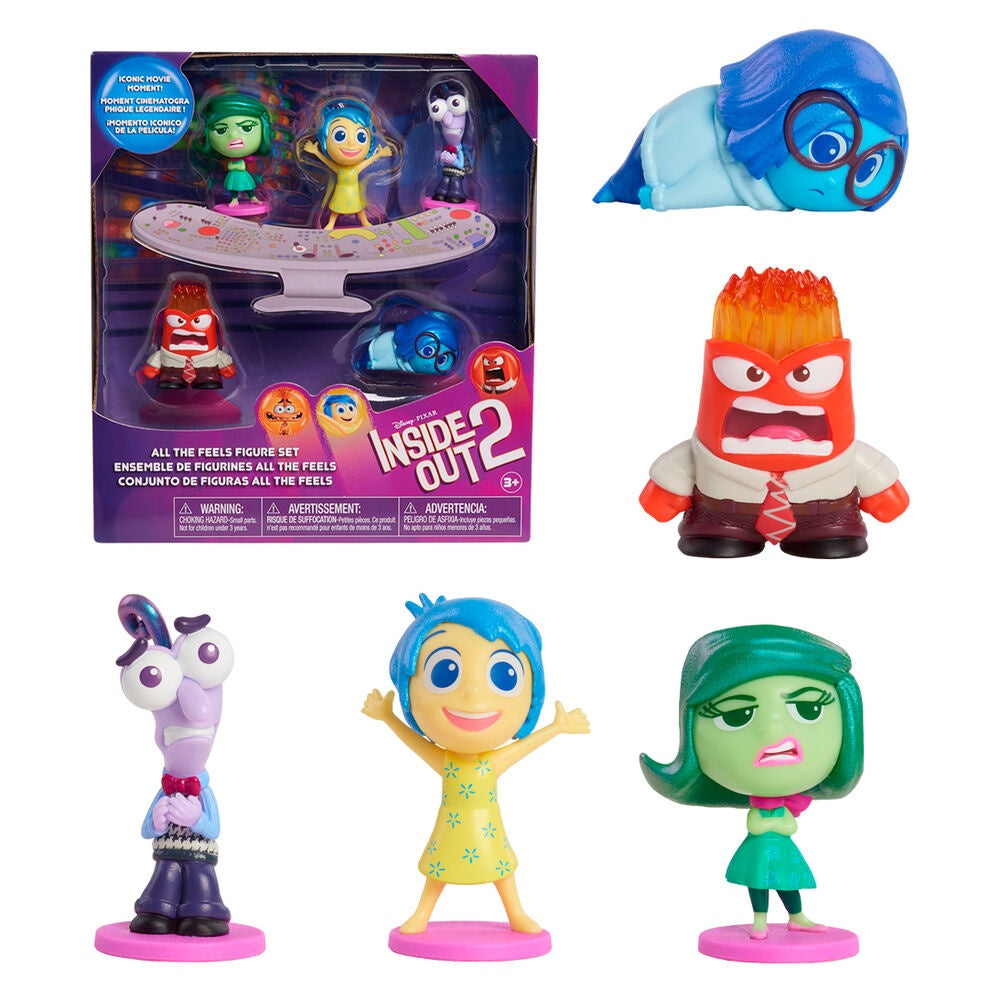 Inside Out 2-pack med 5 samlarfigurer