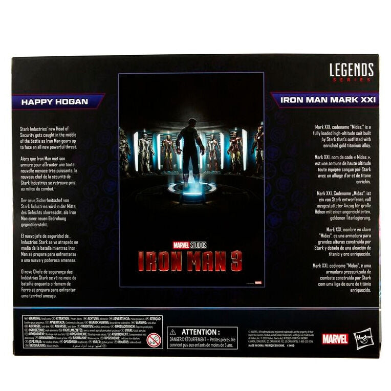 Iron Man 3 Happy Hogan & Mark XXI Actionfigurer, 15 cm