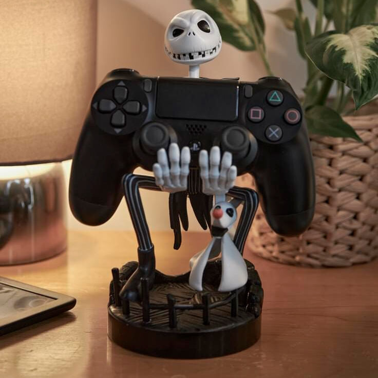 Jack Skellington figurklämningsfäste, 21 cm kabelhållare