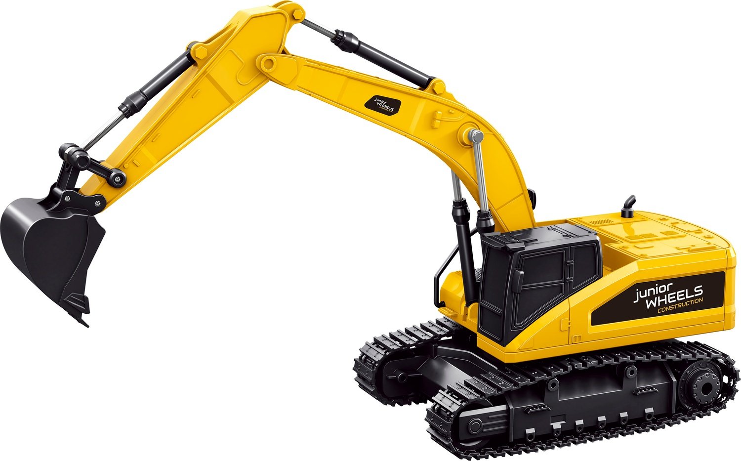 Junior Wheels Radiostyrt gravemaskin med lyd