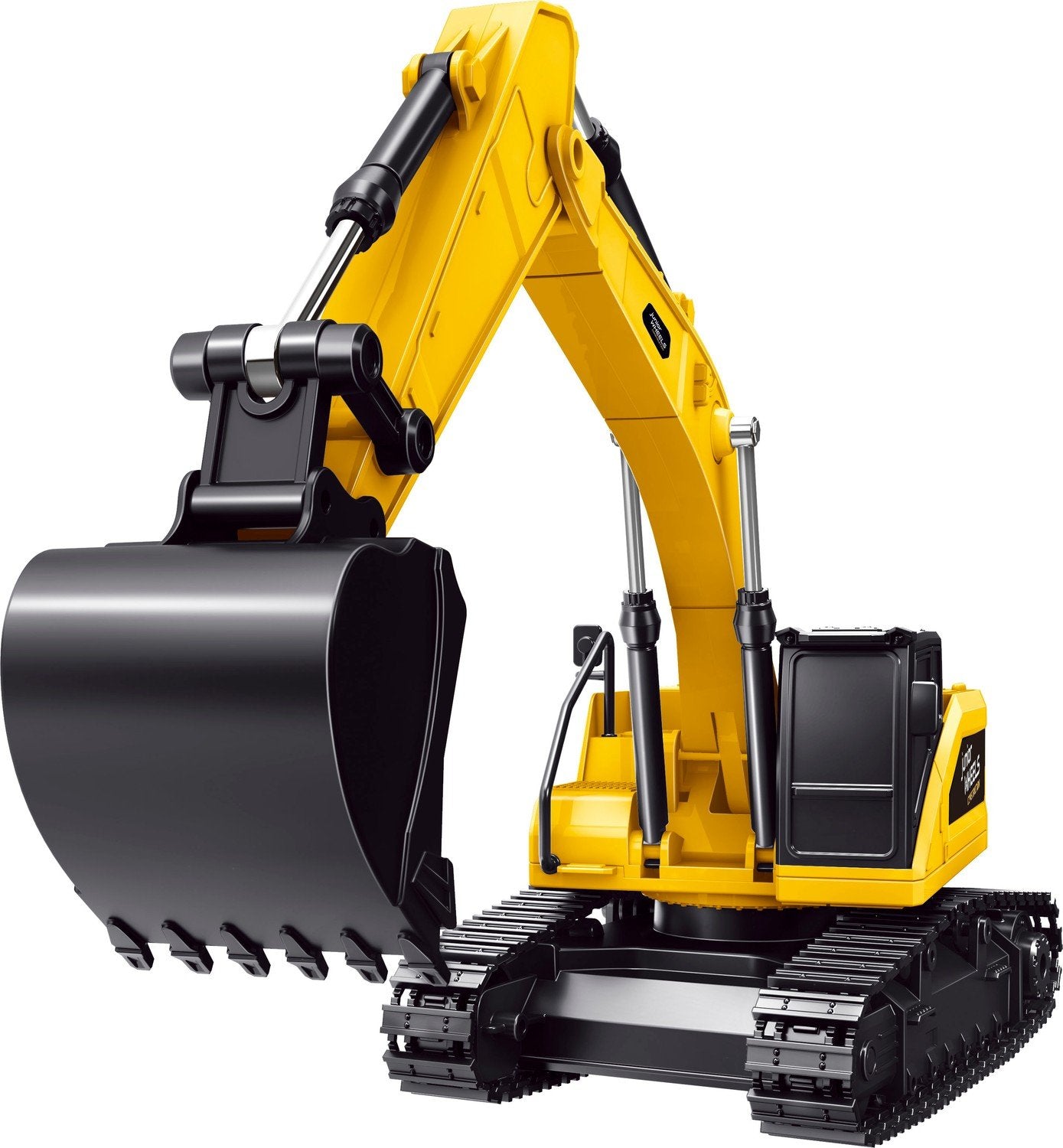 Junior Wheels Radiostyrt gravemaskin med lyd